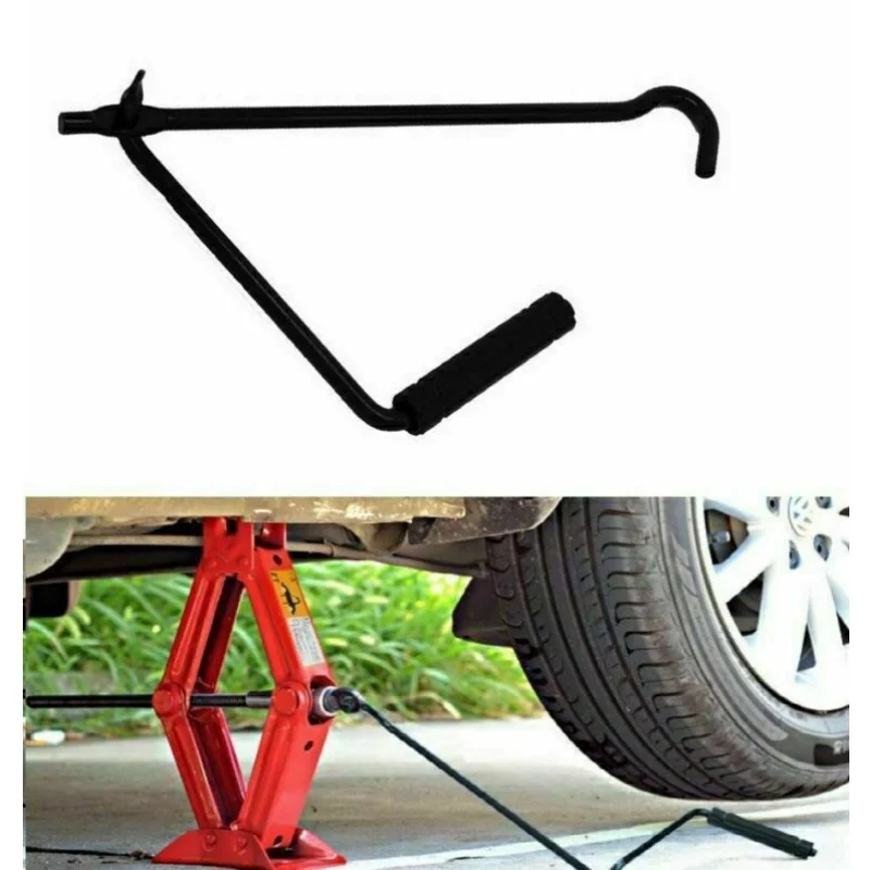 10X21CM Faltbare Auto Hand Jack Rocker Für Auto Jack Klapp Griff Scissor Jack Rocker Allgemeine Jacks Helfer auto Beste Service Image