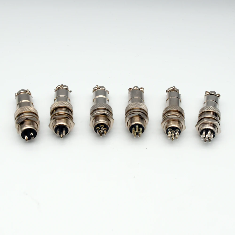 5 stücke GX12-3Pins Signal Verbindung Zu Luftfahrt Stecker M12 Buchse 5 stücke GX12-3Pins Signal Verbindung Zu Luftfahrt Stecker M12 Buchse Image