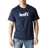 Levi's Levis Mens T-Shirt - Blue Cotton - Size Large | Levi's Sale | Discount Designer Brands