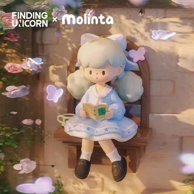 FINDING UNICORN Molinta Minor Holiday Series Blind Box Toys Kawaii Anime Action Figure Caixa Caja