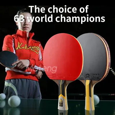 Friendship 729 Upgrade Table Tennis Racket King Series Professional ITTF sticky rubbers Competitive