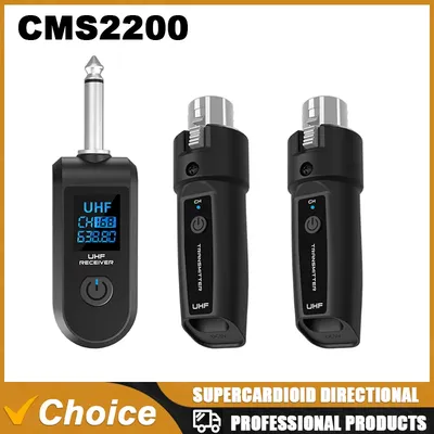 Professional wireless guitar XLR transmitter and receiver wireless mic system for BETA58 E945 mic