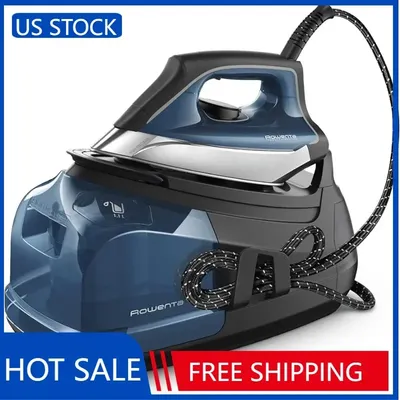 Rowenta Perfect Steam Pro Stainless Steel Soleplate Professional Steam Station for Clothes 1.1 Liter