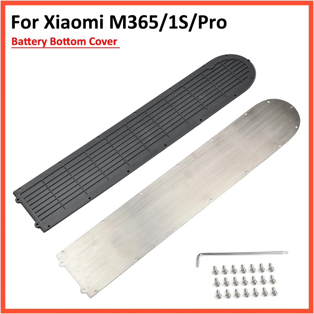 Stainless Steel Battery Bottom Cover For Xiaomi M365 1S Pro Pro2 4 Pro Electric Scooter Anti-Collision Non-Slip Floor Board Part