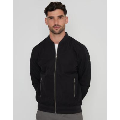 Threadbare Men's Black Showerproof Classic Bomber Jacket