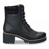Winterstiefelette PANAMA JACK "Phoebe B17", Damen, Gr. 41, schwarz, Nappaleder, unifarben, klassisch, Schuhe, mit Warmfutter