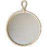 Miroir rond marin en cordage coton 40 cm