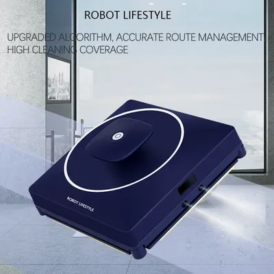 Fensterputzroboter mit Wasserspray zum Waschen von Fenstern, Smart Home Appliance, Image