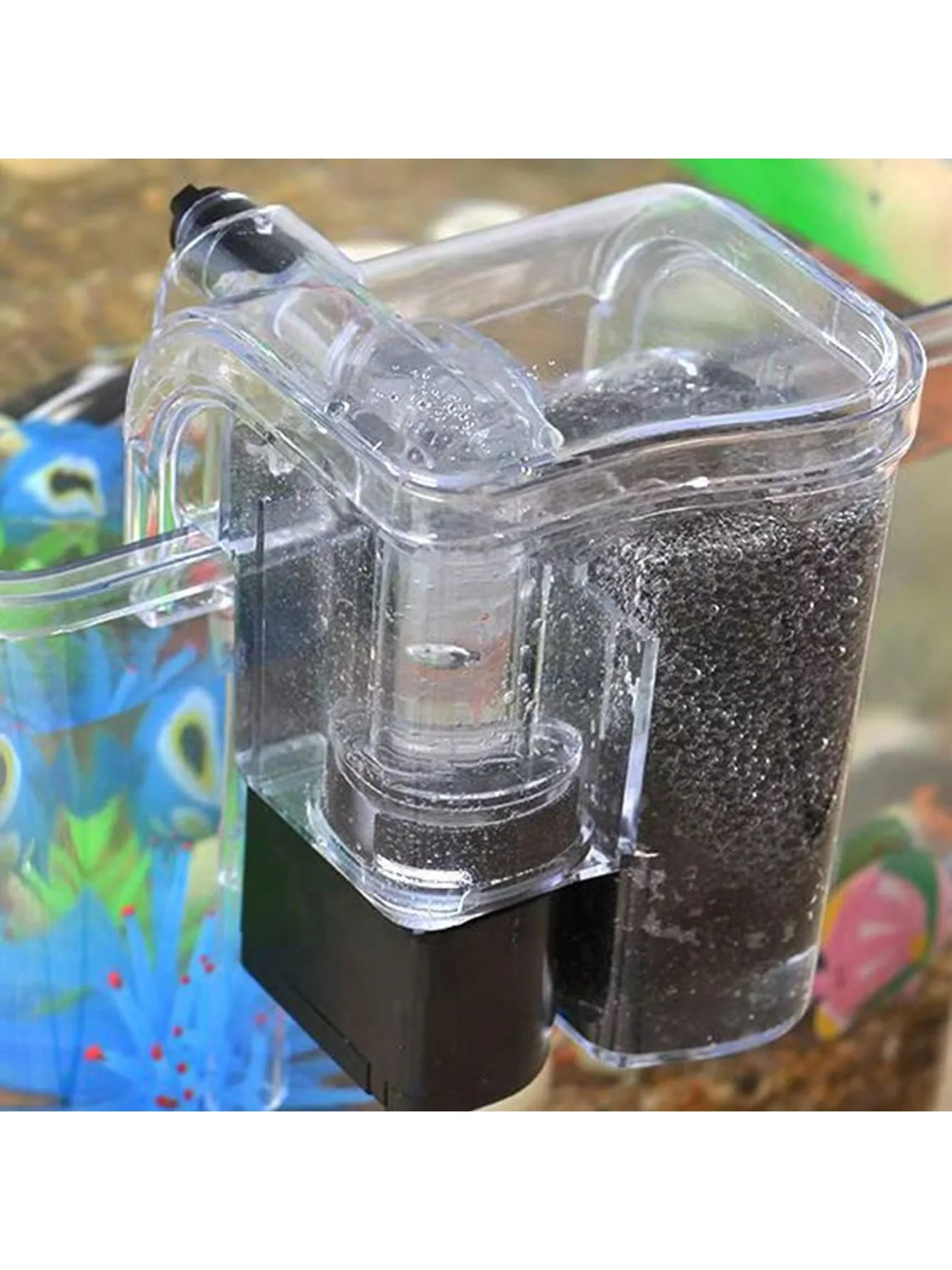 1pc Aquarium Filter pumpen ultra leise Aquarium hängen am Filter, kleiner Aquarium Filter für Aquarium, seriös für 20-30cm Tank