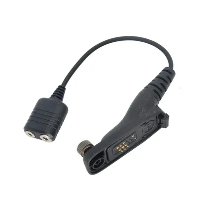 XIERDE Audio Adapter For Motorola Xir P8268 P8668 APX6000 APX7000 Walkie Headphone Conversion Cable To K-type 2-pin Earphone ﻿
