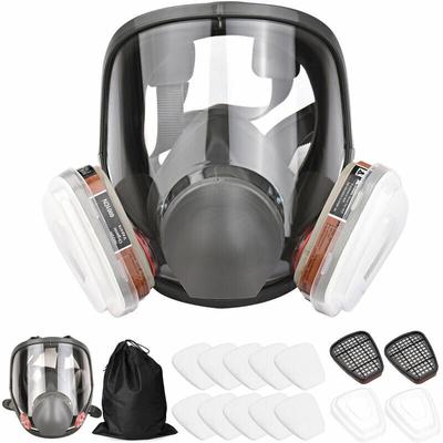 16-in-1 Vollgesichtsmaske, Silikon-Vollgesichtsmaske, Vollgesichtsmaske + Filterbox,