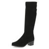 Stiefel CAPRICE, Damen, Gr. 38, XS-Schaft, schwarz, Textil, elegant, Schuhe, Blockabsatz, Schlupfstiefel mit Stretch-XS-Schaft in schmaler Form