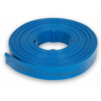 EBERTH 1" Flachschlauch Gartenschlauch für Pumpen in 20m Länge, 1 Zoll, 25mm Durchmesser, flexibel, Image