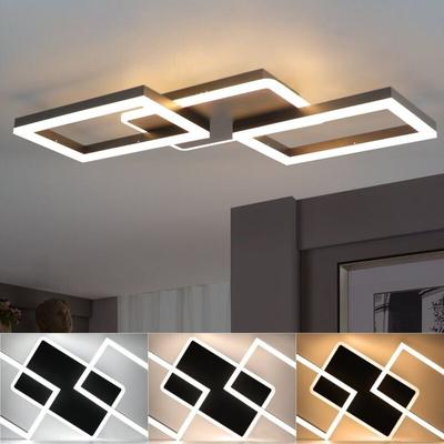 Gbly - Deckenlampe led Deckenleuchte Wohnzimmer - 48W Wohnzimmerlampe Dimmbar Modern Design Image