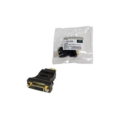 Hdmi Adapter, hdmi male - dvi-d female, (Gold) (AH0002) - Logilink