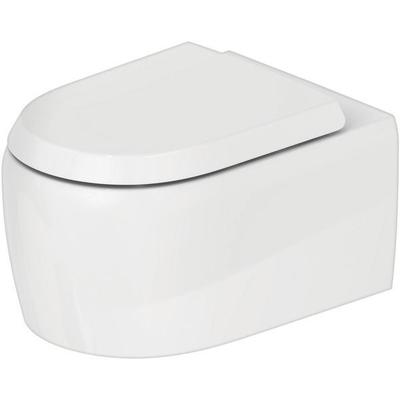 Duravit Qatego Wand-WC 570mm, Tiefspüler, Spülrandlos 2583092000 Image