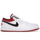 Jordan 1 Low White University Red Black