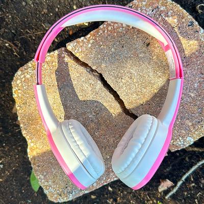 Disney Toys | Disney Princess Headphones Bluetooth Kid Safe Wireless Adjustable | Color: Pink | Size: Osbb