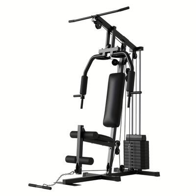 TEMU Multifunctional Home Gym Equipment, Home Gym Station With 100lbs Weight Stack, Exercise Equipment For Full Body Strength Training