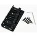 Black 4 String Electric Bass Guitar Bridge for Jazz J Bass Precision P Bass