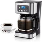macchina per caffè americano programmabile 1,8l macchina per caffè di grande capacità macchina per caffè intelligente con mantenimento in caldo e prenotazione
