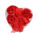 Jrocdr Practical Small Soap Heart Shaped Flower Flowers Forsythia Flowers Wedding Floral Arrangements Flower Packs Hydrangea Flowers in Vase Wooden Bouquet of Flowers Small Flowers Daisies Flowers