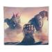 God_zilla X Kon_g: The_New_Empire Tapestry Novelty Anime Youth Art Tapestries Vertical Wall Hanging Universal for Men And Women Bedroom Living Room Office Decor Cartoon Poster Blanket 50 x60