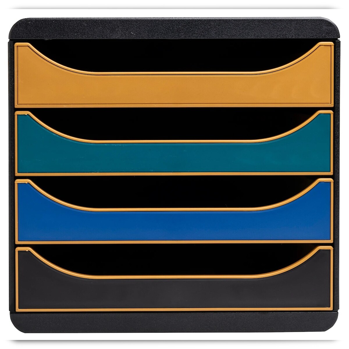 Exacompta 310505D Big Box, Schubladenbox mit 4 Schubladen, Neo Deco - Mehrfarbig Image