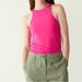 J. Crew Tops | J. Crew Formknit High-Neck Cutaway Tank Top | Color: Pink | Size: L