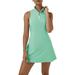 JBXKXYW Sundresses for Women 2024 Tennis Dresses for Women Dress With Shorts and Pockets for Athletic Dress Sleeveless Workout Dress Two Set With Shorts Dresses Sundress Dressess (J XXL)