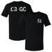 Men s 500 Level Black Los Angeles Golf Club TGL Primary Logo Team T-shirt