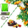 Cueille Fruit Con Perche,Cueilleur de Fruits Amovible,2.8m Ramasse Fruit de INOX,Cueille