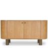 Sideboard OTTAWA - Sideboard, Helles Holz & Messing, B160