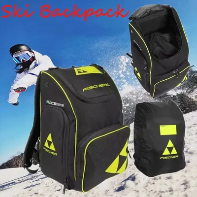 55L Ice Ski Snow Boots Bag Multifunction Large Capacity Storage Boots Helmet Ski Backpack Bag