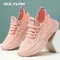 New Summer Fashion Casual Shoes Sports Shoes Flying Weaving Women's Shoes Men's Sneaker lace up