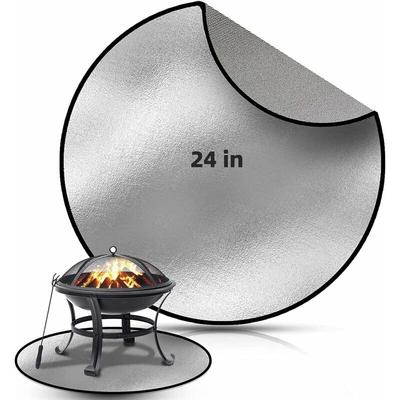 24-Zoll-Feuermatte, Holzofen-Feuerstellenmatte, Grill-Feuerstellenmatte, feuerhemmende Image