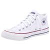 Sneaker CONVERSE "CHUCK TAYLOR ALL STAR MALDEN STREET", Gr. 45, weiß, Textil, sportlich, Schuhe Sneaker high Sneakerboots Skaterschuh