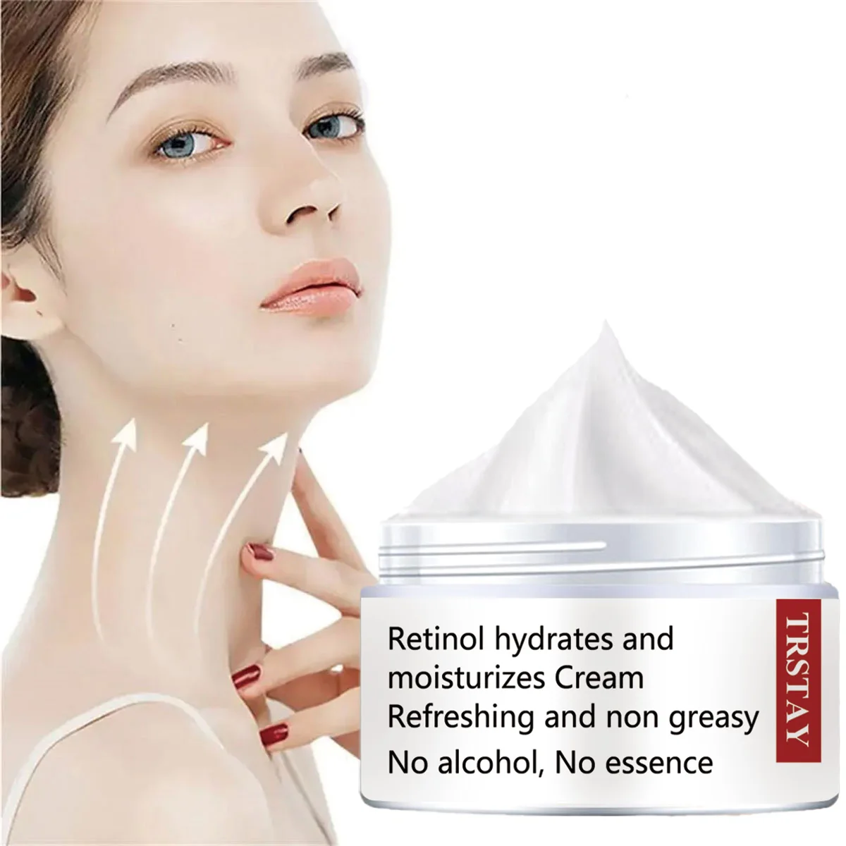 Hexapeptid Elastic&Tender Gesichtscreme Leicht abzucken und zu absorbieren Füllung und Befestigung Glatte und zarte gebürstete Textur, leicht Image