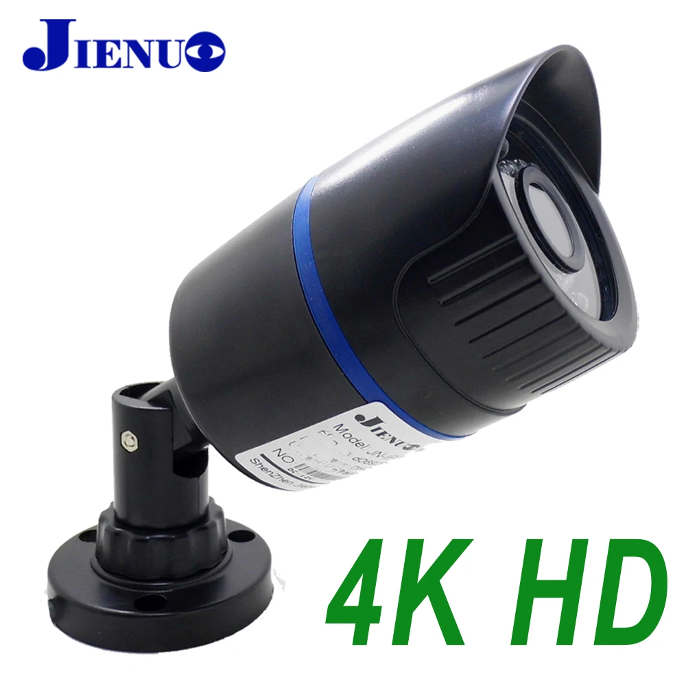 Jienuo 4k HD Ahd Kamera 5mp Infrarot Nachtsicht 2mp Outdoor wasserdicht CCTV Sicherheits überwachung 1080p Indoor Home Bullet Cam Image