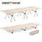 WESTTUNE Camping Cot Portable Folding Bed Ultralight Aluminum Alloy Sleeping Cot for Outdoor Hiking