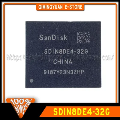 1pcs ~ 20 teile/los SDIN8DE4-32G neue original emmc 32gb nand flash speicher ic chip bga153 Image