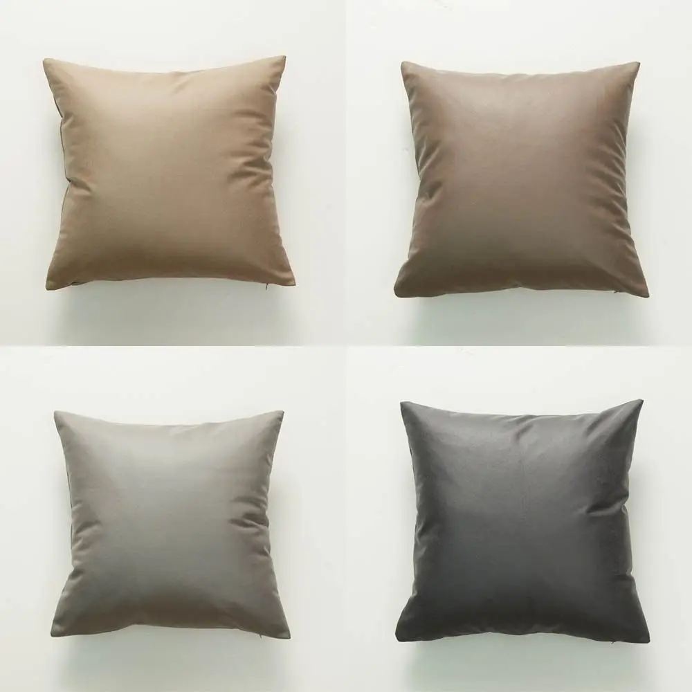 Nordic Faux Leder Wohnzimmer Sofa Kissenbezug Kissen Fall Wurf Kissenbezüge Kissenbezug
