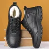Männer Stiefel Wasserdichte Winter Stiefel männer Leichte Hight Top Leder Casual Schuhe Keine Slip Warme Schnee Stiefel Plüsch Frauen schuhe