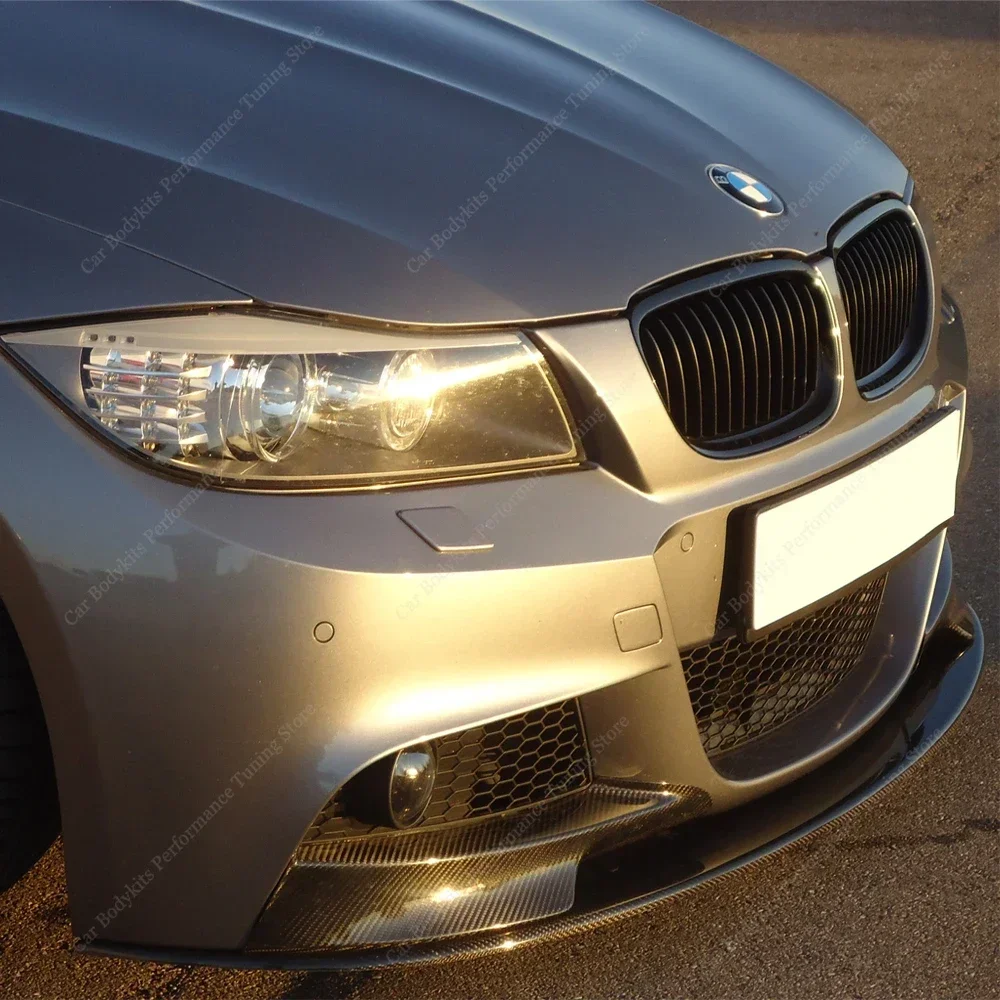 Per BMW E90 E91 M-Tech Lci paraurti anteriore Splitter Lip per serie 3 325i 330i 320d 330xi 335xi Spoiler 2009-2012 bodykit Tuning