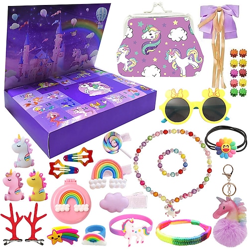 Countdown Weihnachten Blindbox kommt Kalender Dekompression Spielzeug Schmuck Mädchen Spielzeug Jungen und Mädchen Geschenk für Weihnachtsgeschenke