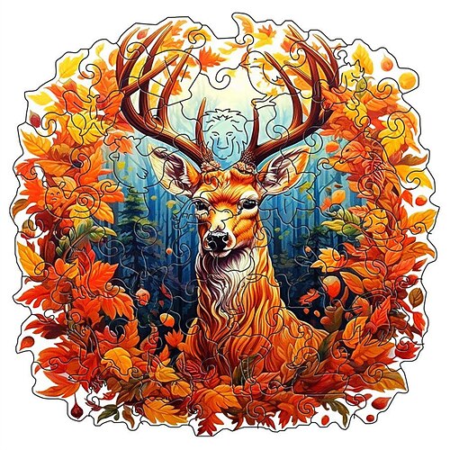 Ideal Weihnachtsgeschenke für Enkelkinder Mädchen Jungen Weihnachtsfest dreidimensional unregelmäßiges Tier Holzpuzzle unabhängige Station Explosionsquelle Hersteller für Weihnachtsgeschenke Image