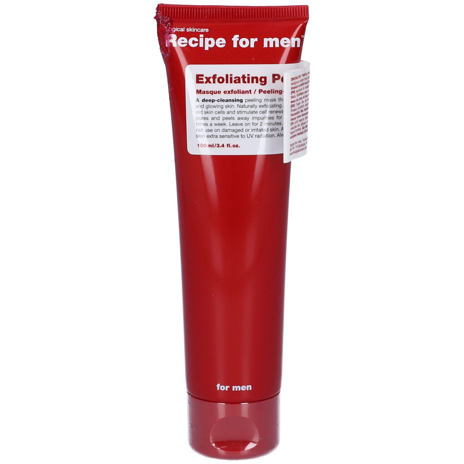 Recipe For Men Maschera Peeling 100 ml