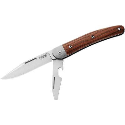 Lionsteel Jack Linerlock Santos Wood Knife with screw driver blade JK2 ST