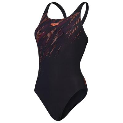 Speedo - Women's Hyperboom Placement Muscleback - Badeanzug Gr 38 schwarz