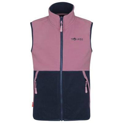 Trollkids - Kid's Kjerag Vest - Fleeceweste Gr 176 rosa/blau Image
